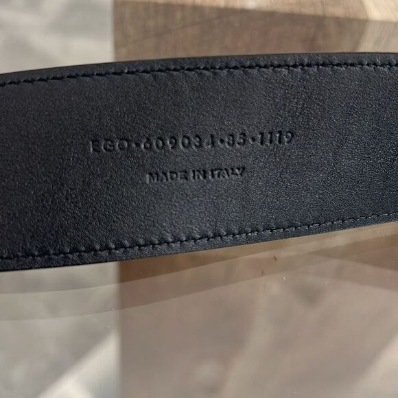 Saint Laurent Authentic Leather Black Belt EGC.609034.85.1119 Size 85”, NWT - Picture 4 of 5